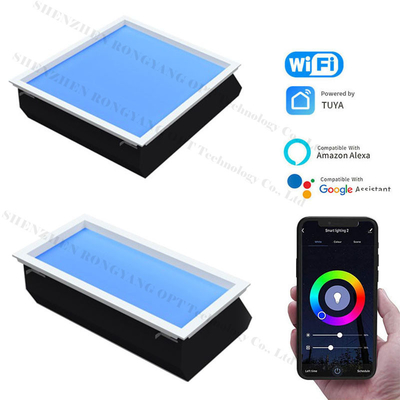 Beli Panel LED Simulasi Langit yang Realistis Efek Cahaya Alami untuk Kamar Tidur, Basement, Klinik & Kantor pembuatan online