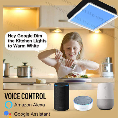 Beli 6-10 Meter persegi Ruang Tersiar Lampu Langit Pintar L600*W600*H295mm pembuatan online