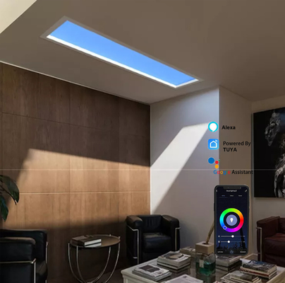 Beli 50 Watt Buatan LED Skylight 30x60 Zigbee Gateway RGB Mengubah Warna pembuatan online