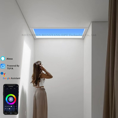 Beli Panel Skylight Buatan CRI 90 50W, Cahaya Sinar Matahari Palsu 2700K-6500K pembuatan online