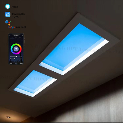 Beli Multi Scene White Faux Skylight Lighting Tersembunyi 6500k 110VAC 8000lm pembuatan online