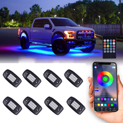 Beli 5050 Truk Lampu Rock RGB Nirkabel Dengan Baterai Lithium Ion pembuatan online