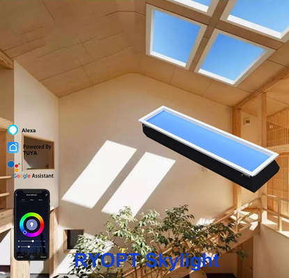 Beli Indoor 110V 220V LED Ceiling Panel Light 120X30 Tuya Alexa Control pembuatan online