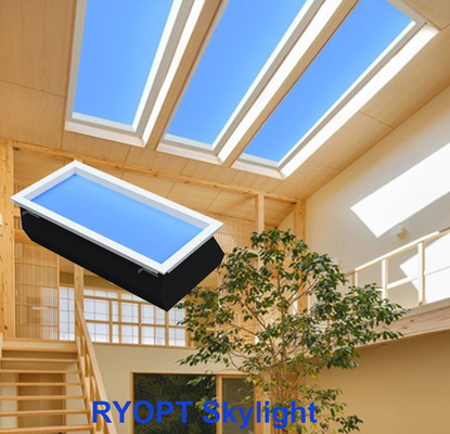 Beli Tidak Ada Flicker Blue Sky LED Ceiling Panel Light CCT 7800K Praktis pembuatan online