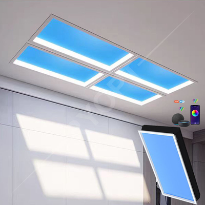 Beli 200w LED Ceiling Panel Light Blue Cloud Artificial Sunshine Skylight pembuatan online