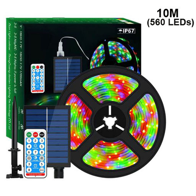 Beli IP67 Waterproof Solar Strip Light Outdoor Tahan Panas Panjang 10M 2835 SMD pembuatan online
