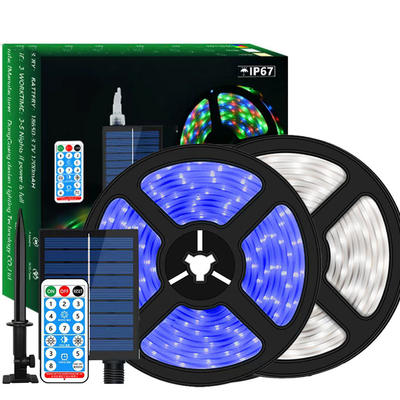 Beli Lampu Strip LED Surya Biru Dimmable Stabil Luar Ruangan 2835 SMD pembuatan online