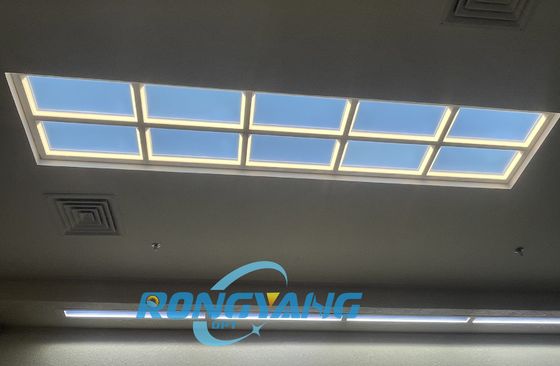 Beli Lampu Jendela Palsu CRI Ra95 Tinggi dengan Perubahan Warna Otomatis dan Pencahayaan Ritme Sirkadian pembuatan online