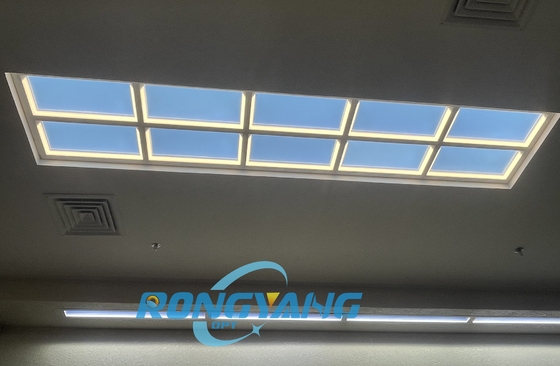 Beli Panel LED Langit Ringan Lampu Kontrol Cerdas Efek Langit Biru Lembut Lampu Langit LED Panel untuk Lantai Lantai Lantai Lantai pembuatan online