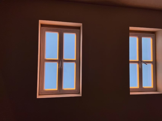 Beli Modern Smart Skylight Lamp Efek Langit Biru Dimming Remote Google Assistant Control Mudah dipasang pembuatan online