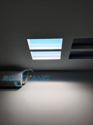 Beli Panel Atap Palsu 600x300mm Lampu Langit-langit Buatan Langit Alami Simulasi pembuatan online