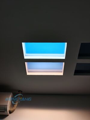 membeli Atap Langit LED Buatan Kontrol Cerdas dengan Suhu Warna 2100K-7500K untuk Pemasangan Tertanam pembuatan online
