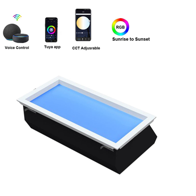 ROHS Ceiling Buatan LED Skylight Meniru Sinar Matahari Tersembunyi 30x60 CCT 6500K