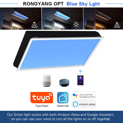 Penjimatan Energi Lampu Langit LED buatan Lampu Luar LED Komersial 3000K-6000K