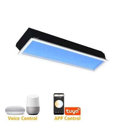Multi Fungsi 100W Flat Panel Skylight, 120x30 30 Derajat Angle Big Sky Skylight