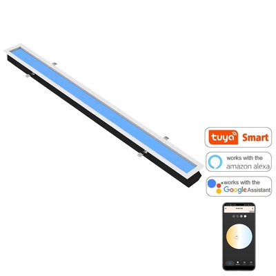 Menyimpan Energi Lampu Panel Langit-langit LED 50Watt Daya Keluar Simulasi Cahaya Alam 86mm kedalaman