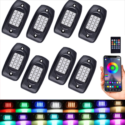 Lampu Batu Remote Control Praktis Stabil, Mengubah Warna SMD5050