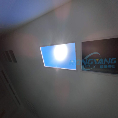 Dimmable 600x1200 Panel Sinar Matahari Buatan Plafon Kontrol Tuya 90 Derajat