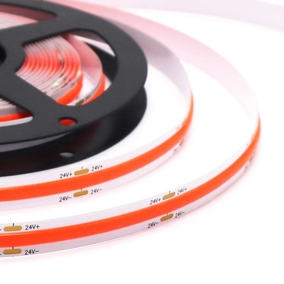 Tahan air CRI 90 RGB COB LED Strip 3000K 630LED/M Praktis
