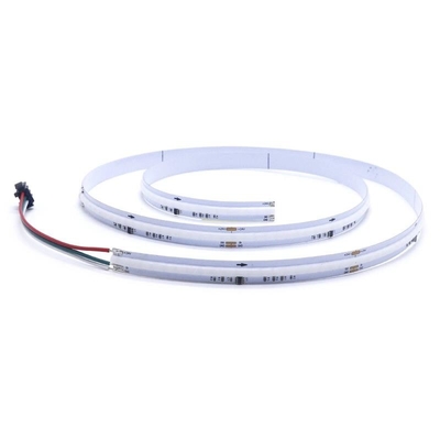 PCB Dimmable Digital 10mm RGB COB LED Strip Dengan Profil Aluminium
