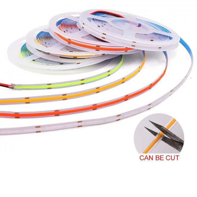 IP65 Panjang 10M COB RGBW LED Strip Lights Kontrol Aplikasi Fleksibel​