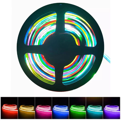 Strip LED COB RGB Fleksibel Luar Ruangan 12V 24V IP67 CCT Dimmable Cuttable
