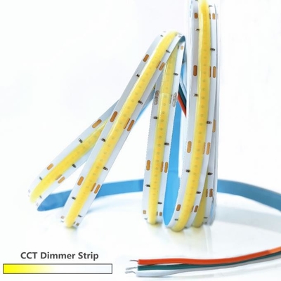 COB CCT 2500K Silicone LED Strip Light Dimmable Serbaguna