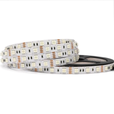 Lapisan Silikon 5050 RGB LED Strip Multi Scene 12V 24V Stabil