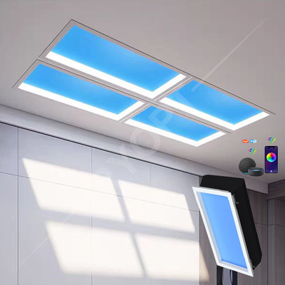 Tuya 600x600 SquareLED Fake Window Sunlight Skylight Serbaguna Untuk Rumah
