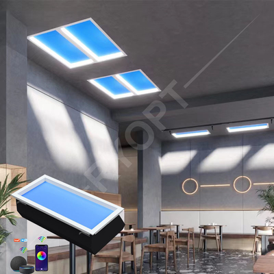 Anti Glare 2000LM Artificial Day Light, Panel Langit-langit LED 30x60 Langit Dan Awan