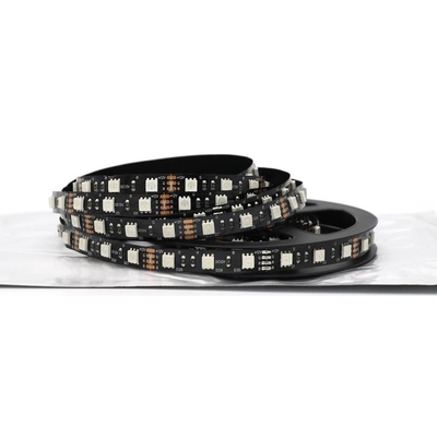 Fleksibel 12VDC IP64 5050 RGB LED Strip Tahan Air Untuk Dapur