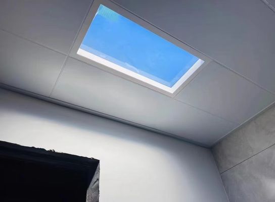 DIY LED Skylight Panel, 2100-7800K Tunable White, 40W, App & Remote Control, Ideal untuk rumah atau kantor