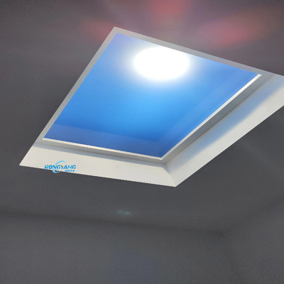 Solusi pencahayaan Panel sinar matahari buatan L600*W600*H500mm dengan tegangan 100-240V dan umur 50000 jam