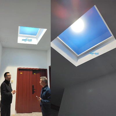 Panel sinar matahari LED vertikal IP65 dengan output fluks cahaya 10000lm 180 derajat
