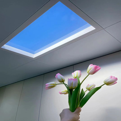 Lampu langit-langit SkyRay LED untuk transformasi ruangan, efek sinar matahari alami, ideal untuk lingkungan cahaya rendah