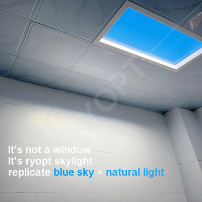 Panel lampu langit-langit LED dengan kecerahan yang dapat disesuaikan Suhu warna 2100-7500K Panel dengan pemasangan yang mudah dan umur panjang