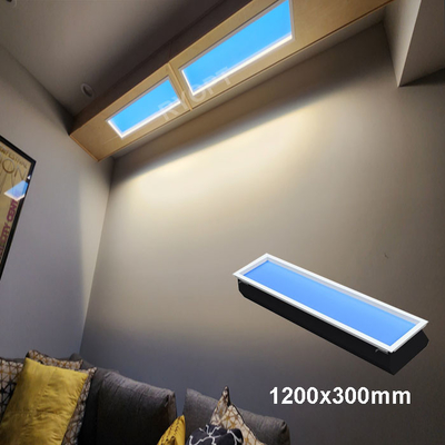 Panel langit-langit 90% Transmisi Cahaya dengan Daya Kerja Max 60W dan Kontrol Tuya