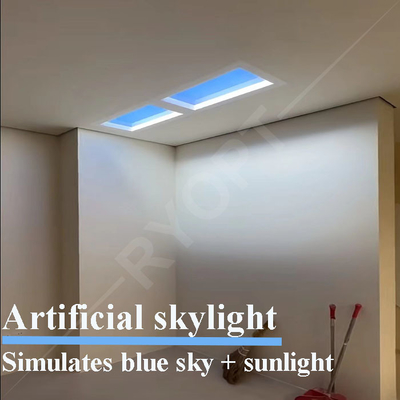 Artificial Daylight Fake Faux Skylight LED Cloud Blue Sky Panel Tuya Alexa Control