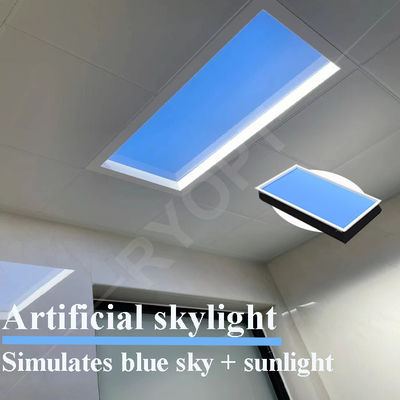120x30 Faux Daylight Artificial Skylight Panels Pencahayaan Sirkadian Kesehatan