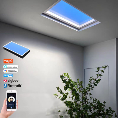 Artificial Daylight Faux Skylight Lighting CCT 6500K Dimmable Tuya Smart Wifi