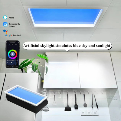 2x4 Indoor Panel Sinar matahari buatan Zigbee Wifi Bluetooth Remote Control
