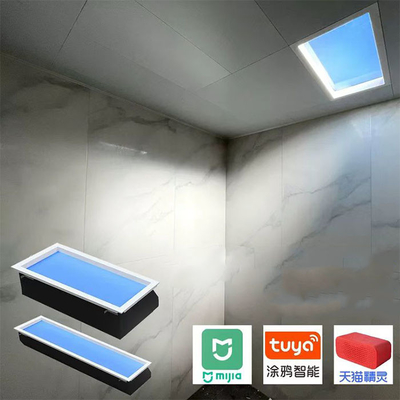 Lampu langit-langit buatan LED yang dipasang di permukaan untuk rumah Kantor Lampu luar komersial dalam warna putih
