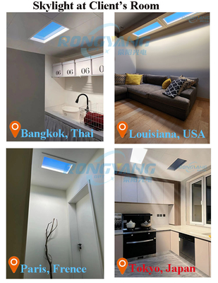 Lampu langit palsu LED 50W untuk Proyek Sirkadian dan 95 RA Cri Standard