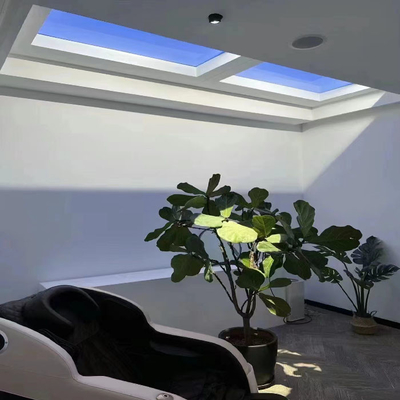 1200x600 Panel Lampu Jendela Palsu Lampu Langit Biru Ritme Sirkadian Cahaya Matahari Alami