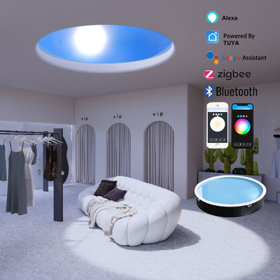 Dimmable 600mm Panel langit-langit buatan, Panel LED langit-langit Meniru sinar matahari