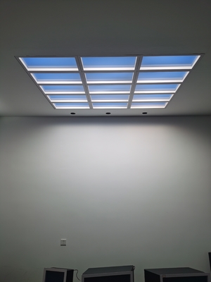 Panel langit-langit lampu LED buatan Input Power Range 110V-240VAC Current 7.2A