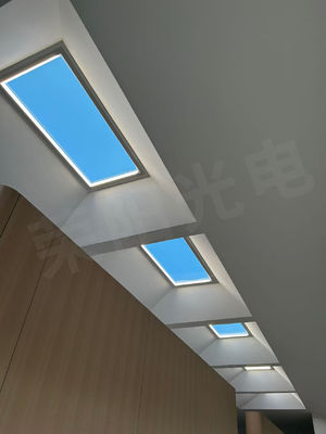 Aluminium Alloy Komersial Panel LED Lampu Langit-langit buatan Untuk Konsumsi Daya Luar 300W